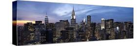 Midtown Skyline with Chrysler Building and Empire State Building, Manhattan, New York City, USA-Jon Arnold-Stretched Canvas