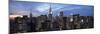 Midtown Skyline with Chrysler Building and Empire State Building, Manhattan, New York City, USA-Jon Arnold-Mounted Photographic Print