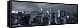 Midtown Skyline with Chrysler Building and Empire State Building, Manhattan, New York City, USA-Jon Arnold-Framed Stretched Canvas