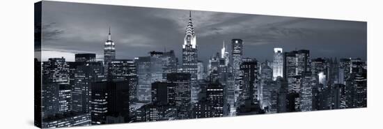 Midtown Skyline with Chrysler Building and Empire State Building, Manhattan, New York City, USA-Jon Arnold-Stretched Canvas