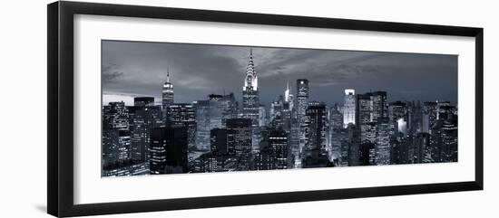 Midtown Skyline with Chrysler Building and Empire State Building, Manhattan, New York City, USA-Jon Arnold-Framed Photographic Print