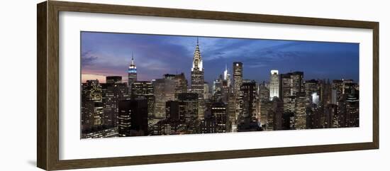 Midtown Skyline with Chrysler Building and Empire State Building, Manhattan, New York City, USA-Jon Arnold-Framed Photographic Print