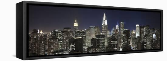 Midtown Skyline with Chrysler Building and Empire State Building, Manhattan, New York City, USA-Jon Arnold-Framed Stretched Canvas