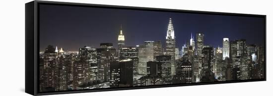 Midtown Skyline with Chrysler Building and Empire State Building, Manhattan, New York City, USA-Jon Arnold-Framed Stretched Canvas