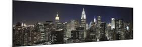 Midtown Skyline with Chrysler Building and Empire State Building, Manhattan, New York City, USA-Jon Arnold-Mounted Premium Photographic Print