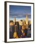 Midtown Skyline with Chrysler Building and Empire State Building, Manhattan, New York City, USA-Jon Arnold-Framed Photographic Print