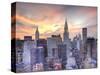 Midtown Skyline with Chrysler Building and Empire State Building, Manhattan, New York City, USA-Jon Arnold-Stretched Canvas