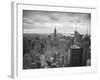 Midtown Skyline with Empire State Building from the Rockefeller Center, Manhattan, New York City, U-Jon Arnold-Framed Photographic Print