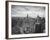 Midtown Skyline with Empire State Building from the Rockefeller Center, Manhattan, New York City, U-Jon Arnold-Framed Photographic Print