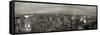 Midtown Skyline with Empire State Building from the Rockefeller Center, Manhattan, New York City, U-Jon Arnold-Framed Stretched Canvas