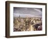 Midtown Skyline with Empire State Building from the Rockefeller Center, Manhattan, New York City, U-Jon Arnold-Framed Photographic Print