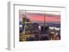 Midtown Skyline with Empire State Building from the Rockefeller Center, Manhattan, New York City-ClickAlps-Framed Photographic Print