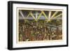 Midtown Skyscrapers at Night, New York City-null-Framed Art Print