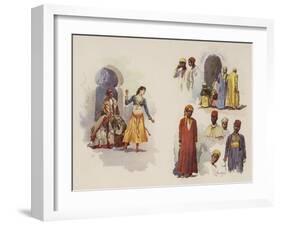 Midway Character Types-null-Framed Giclee Print