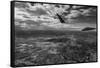 Midway Final Approach B W-Steve Gadomski-Framed Stretched Canvas