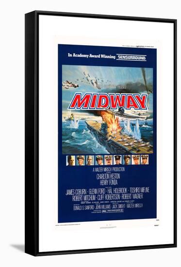 Midway-null-Framed Stretched Canvas