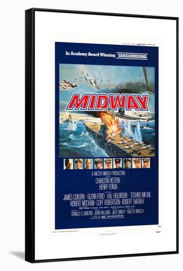 Midway-null-Framed Stretched Canvas