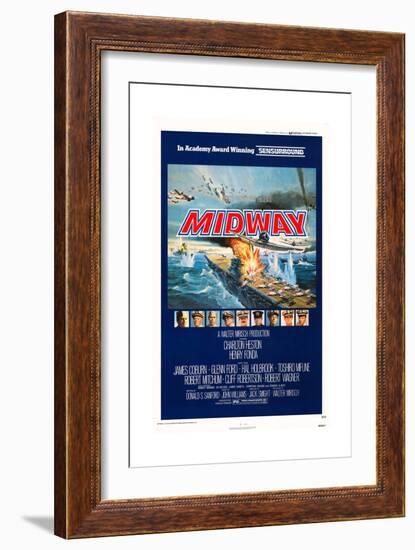 Midway-null-Framed Art Print