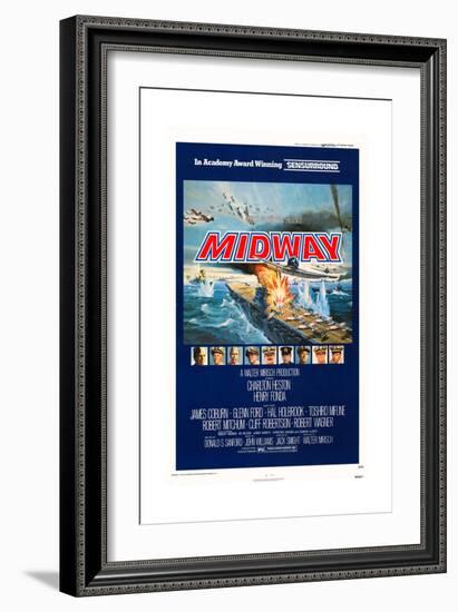 Midway-null-Framed Art Print