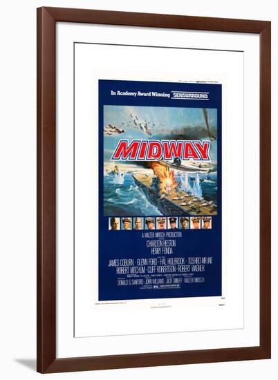 Midway-null-Framed Art Print