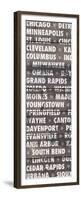 Midwest Wood Type-Dan Meneely-Framed Premium Giclee Print