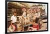 Midwesterners in Zebra Cart, Tijuana, Mexico-null-Framed Art Print