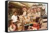 Midwesterners in Zebra Cart, Tijuana, Mexico-null-Framed Stretched Canvas