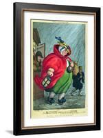 Midwife Going to a Labour, 1811-Thomas Rowlandson-Framed Giclee Print