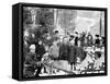Midwinter Carnival, Childrens Parade, Dog Sleds, Upper Saranac Lake, N.Y.-null-Framed Stretched Canvas