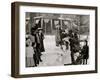 Midwinter Carnival, Childrens Parade, Doll Sleds, Upper Saranac Lake, N.Y.-null-Framed Photo