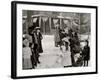 Midwinter Carnival, Childrens Parade, Doll Sleds, Upper Saranac Lake, N.Y.-null-Framed Photo