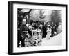 Midwinter Carnival, Childrens Parade, Upper Saranac Lake, N.Y.-null-Framed Photo