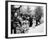 Midwinter Carnival, Childrens Parade, Upper Saranac Lake, N.Y.-null-Framed Photo