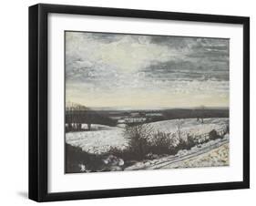 Midwinter Sunset on the Roman Road, 1997-Margaret Hartnett-Framed Giclee Print