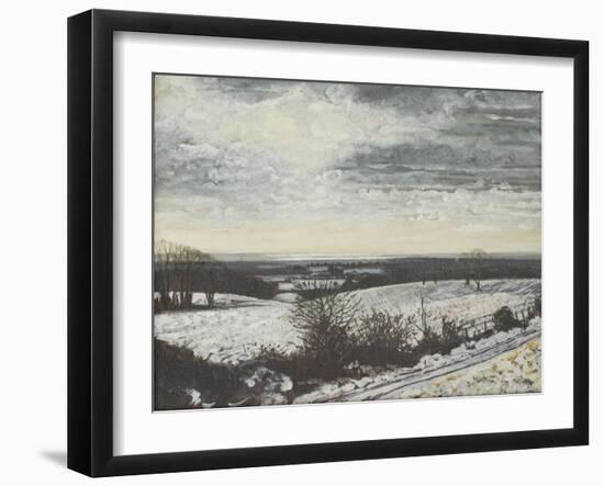 Midwinter Sunset on the Roman Road, 1997-Margaret Hartnett-Framed Giclee Print