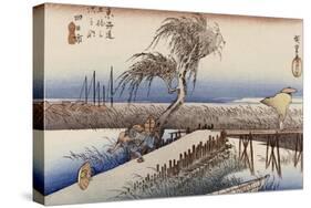 Mie River Near Yokkaichi-Ando Hiroshige-Stretched Canvas