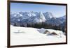 Mieminger Mountain Chain During Winter, Tyrol, Austria-Martin Zwick-Framed Photographic Print