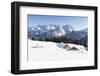 Mieminger Mountain Chain During Winter, Tyrol, Austria-Martin Zwick-Framed Photographic Print