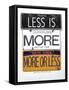 Mies Less Is More-Gregory Constantine-Framed Stretched Canvas