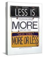 Mies Less Is More-Gregory Constantine-Stretched Canvas
