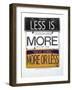Mies Less Is More-Gregory Constantine-Framed Giclee Print