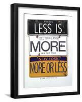 Mies Less Is More-Gregory Constantine-Framed Giclee Print