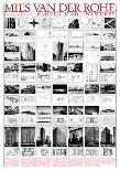 Planned and Unfinished Buildings-Mies Van Der Rohe-Framed Art Print