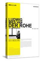 Mies Van Der Rohe Poster-NaxArt-Stretched Canvas