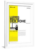 Mies Van Der Rohe Poster-NaxArt-Framed Premium Giclee Print