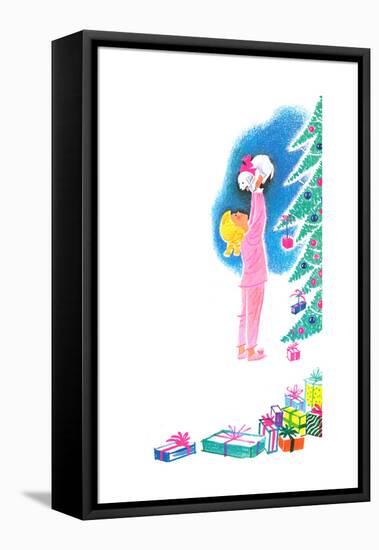 Miffle's Christmas - Jack & Jill-James Reid-Framed Stretched Canvas