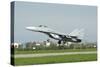 Mig-29 Fulcrum from the Hungarian Air Force Taking Off from Cervia Air Base, Italy-Stocktrek Images-Stretched Canvas