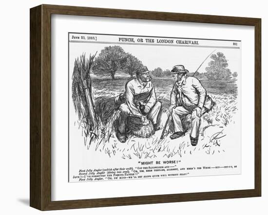 Might Be Worse!, 1888-Charles Samuel Keene-Framed Giclee Print