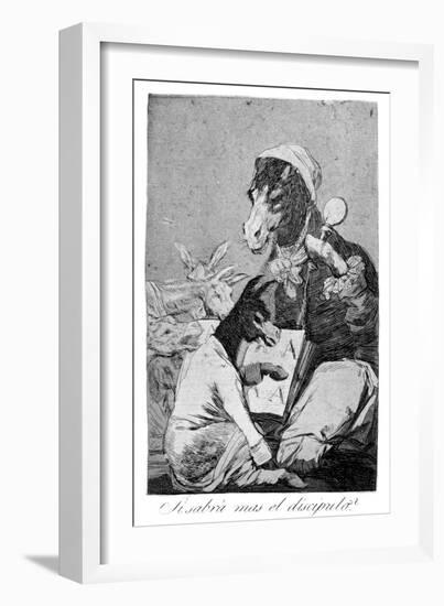 Might Not the Pupil Know More?, 1799-Francisco de Goya-Framed Giclee Print