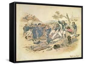 Might Versus Right, C.1861-Samuel Thomas Gill-Framed Stretched Canvas